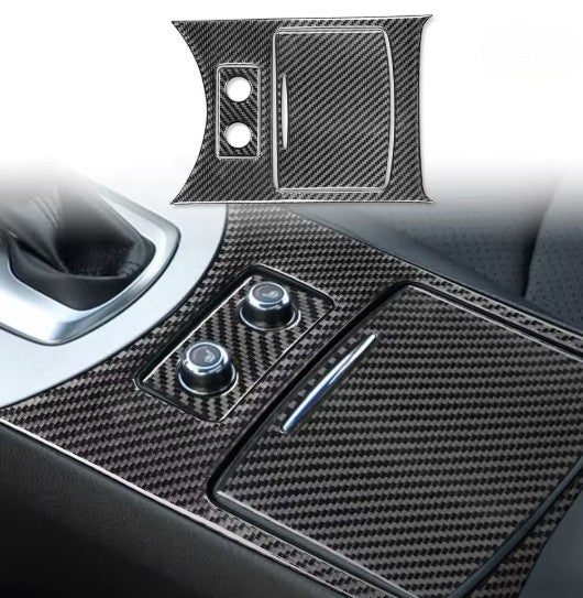 Carbon Fiber Center storage Console Overlay for Infiniti G35/ G37