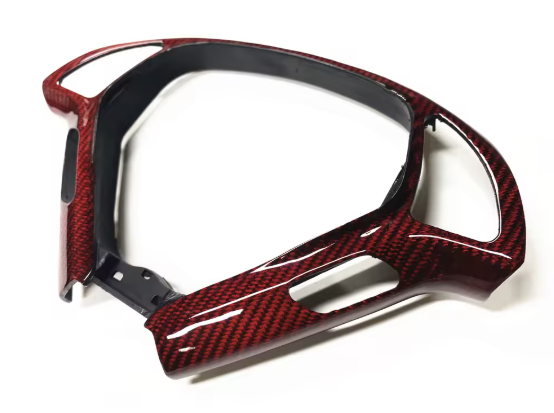 Carbon Fiber Steering Wheel Cover Trim for Infiniti G35, G37, Q60 et