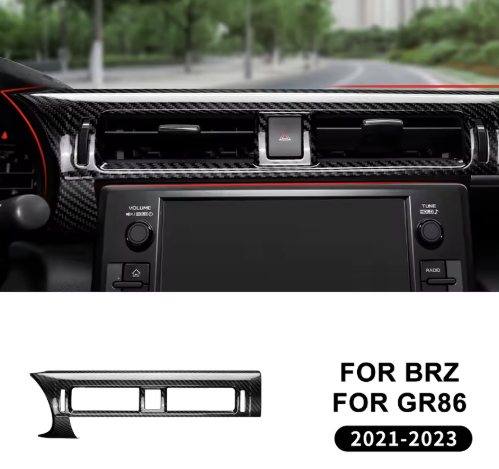 Carbon Fiber Center Outlet Vent Cover for Subaru BRZ /Toyota GR86