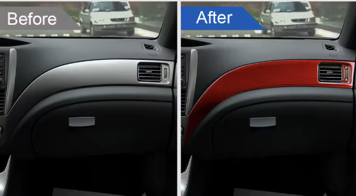 Carbon Fiber Dashboard Trim Overlay for Subaru Impreza wrx/sti (2008-2013)