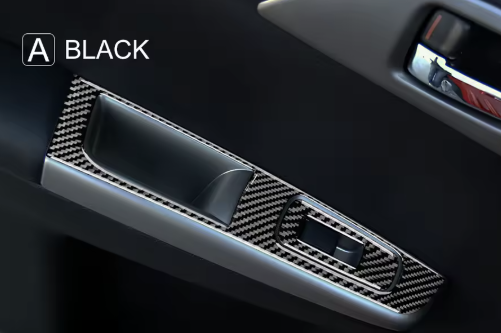 Carbon Fiber Door Window Switch Overlay for Subaru Impreza WRX/STI (2008-2013)
