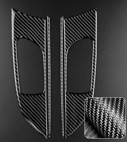 Carbon Fiber Door Handle Panel Overlay for Subaru Impreza WRX/STI (2008-2013)