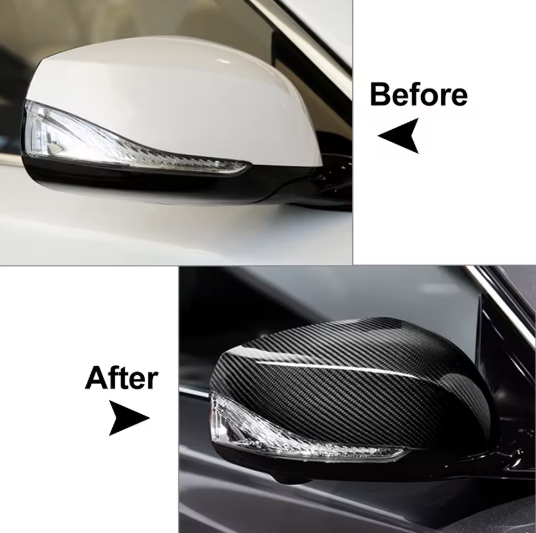 Carbon Fiber Side Mirror Covers for Infiniti Q50, Q70 Q60