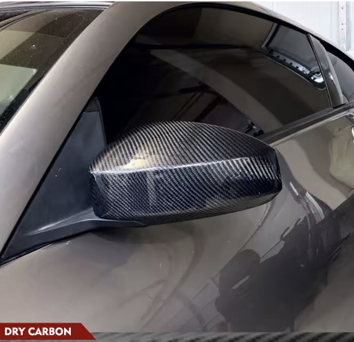 Dry Carbon Fiber Side Mirror Covers for Nissan 350Z (2003-2009)