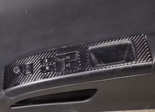 Carbon Fiber Window Switch Overlay for Nissan 350Z (2003+)