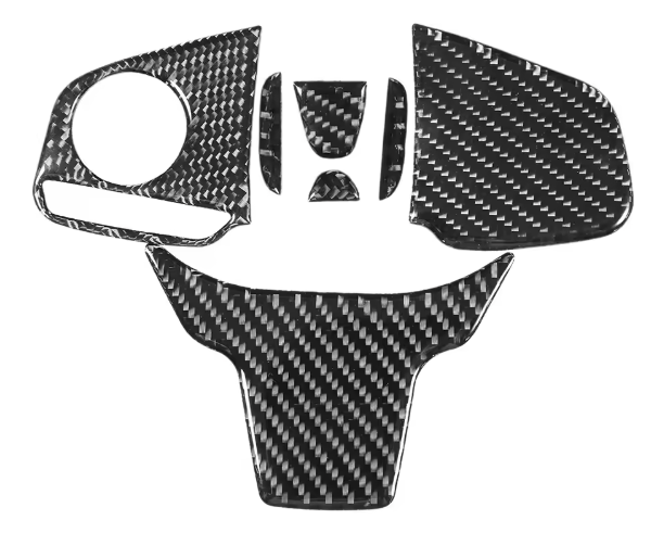 Carbon Fiber Steering Wheel Button Trim – For Honda Civic 10th Gen FC/FK (2016–2020)