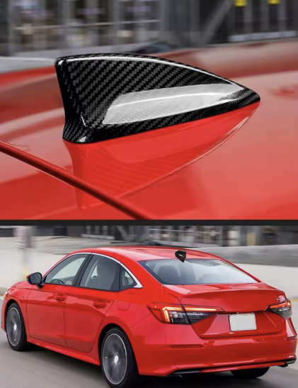 Real Carbon Fiber Shark Fin Antenna Cover – For Honda Civic 11th Gen (2022+)