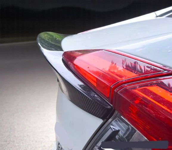 MCX Style Carbon Fiber Trunk Spoiler – For Honda Civic FC (10th Gen 2016–2021)