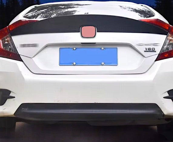 MCX Style Carbon Fiber Trunk Spoiler – For Honda Civic FC (10th Gen 2016–2021)
