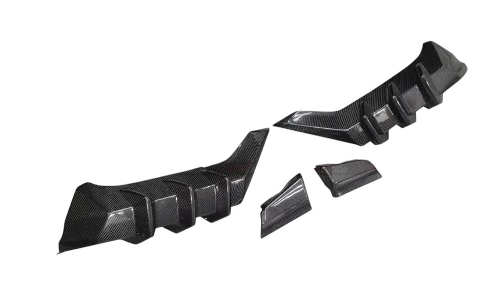 Carbon Fiber Mugen Style Rear Diffuser Kit – Honda Civic FK8 Type R (2017–2020)