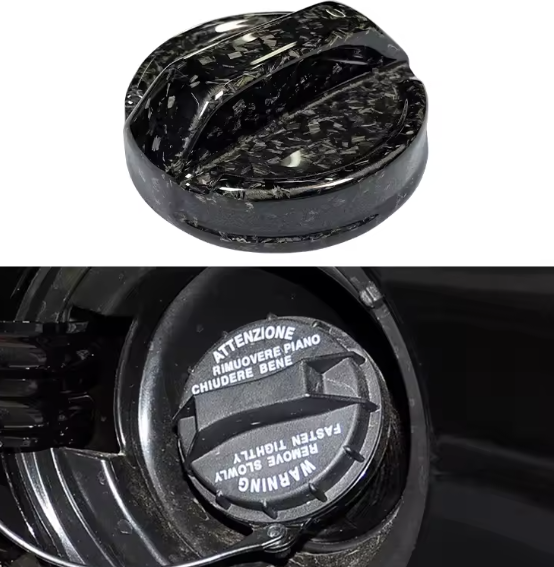 Carbon Fiber Fuel Cap Cover For Hyundai