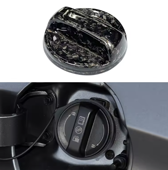 Carbon Fiber Fuel Cap Cover For Hyundai