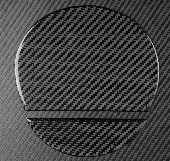 Carbon Fiber Fuel Tank Cap Cover Panel – Hyundai Veloster (2012–2018)