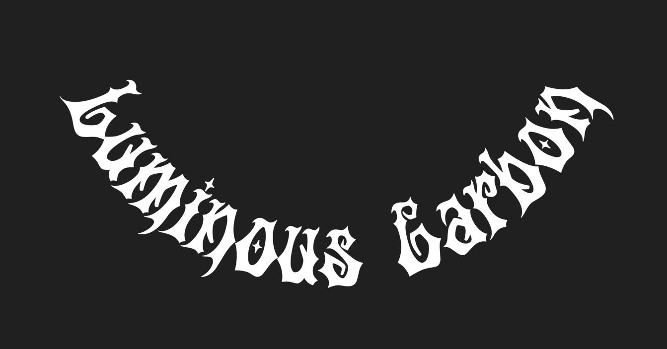 LC ghost Curve 12" sticker