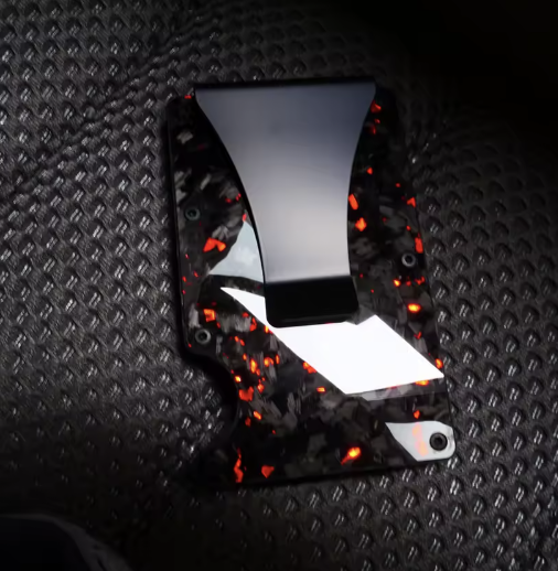 Forged Carbon Fiber Slim Wallet – Minimalist Card Holder