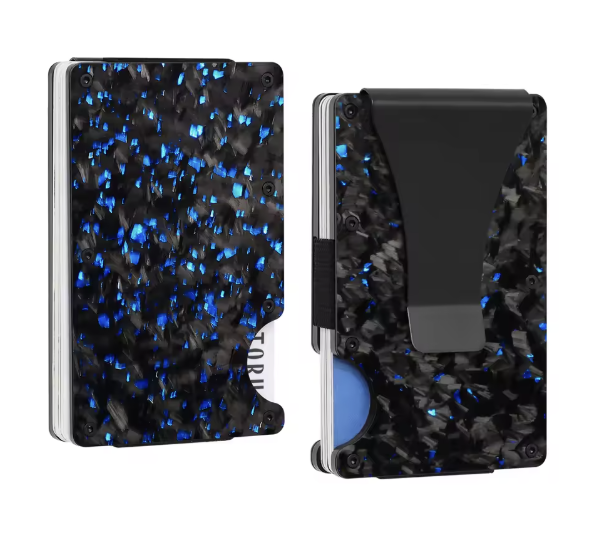 Forged Carbon Fiber Slim Wallet – Minimalist Card Holder