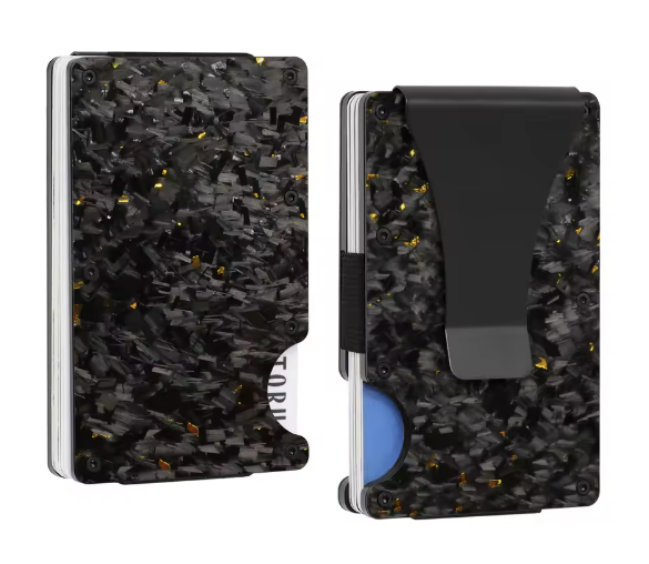 Forged Carbon Fiber Slim Wallet – Minimalist Card Holder