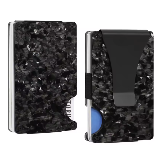 Forged Carbon Fiber Slim Wallet – Minimalist Card Holder