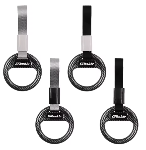 GReddy-Style JDM Carbon Tsurikawa Ring Strap