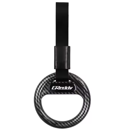 GReddy-Style JDM Carbon Tsurikawa Ring Strap