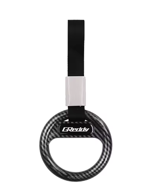 GReddy-Style JDM Carbon Tsurikawa Ring Strap