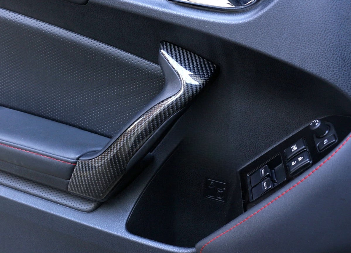 Carbon Fiber Interior Door Handle Trim replacement ForGT86 / Subaru BRZ (2013–2020)
