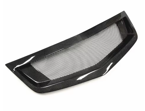 Carbon Fiber Front Upper Grille – Mesh Style Fits Acura TSX / Honda Accord Euro R (2011–2014)