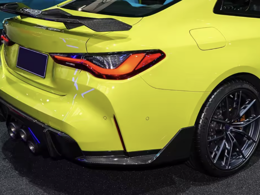 BMW G82/G83 M4 Dry Carbon Fiber Performance Style Diffuser Sides