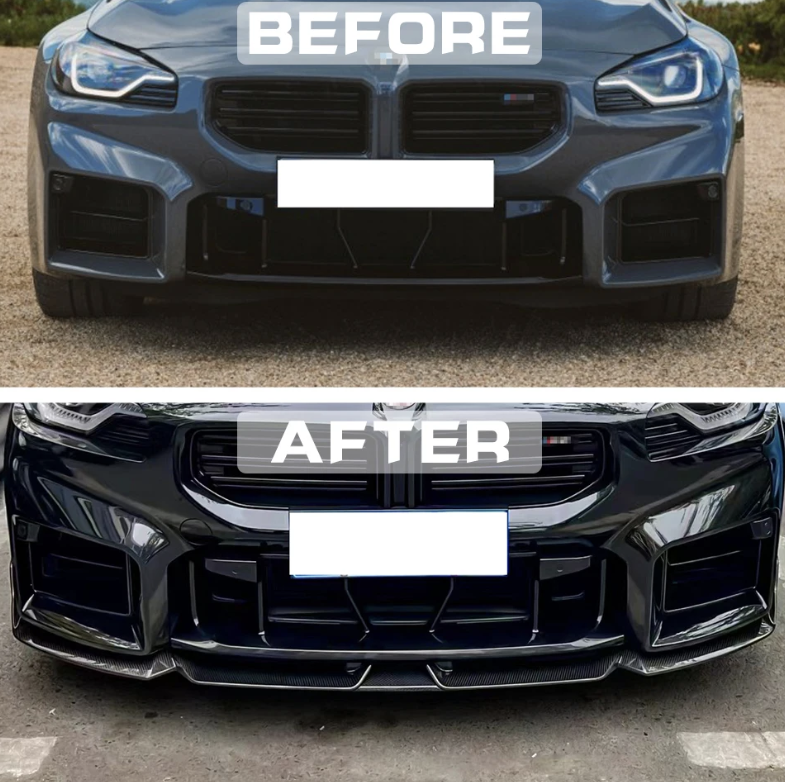 BMW G87 M2 Carbon Fiber Front Lip Spoiler
