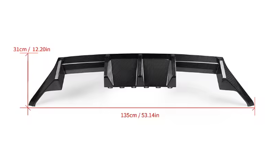 BMW G87 M2 Performance Style Carbon Fiber Rear Diffuser