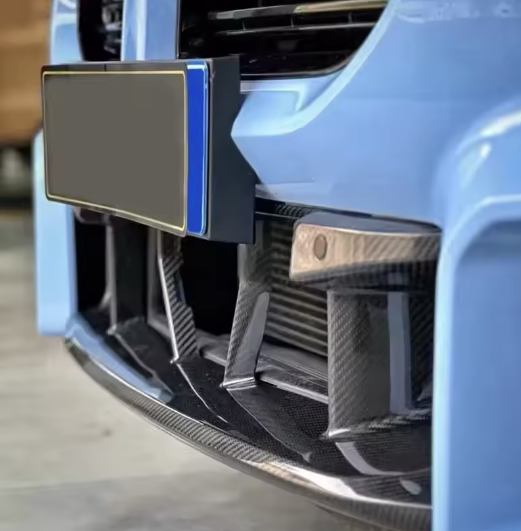 BMW G87 M2 Dry Carbon Fiber Front Center Bumper Grill Trim