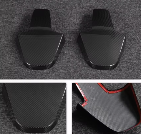 BMW Carbon Fiber Rear Seat Shell Trim Covers