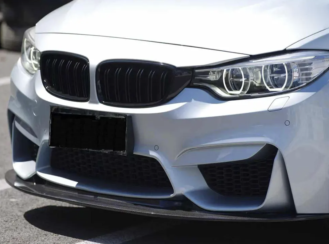 GT4 Style Carbon Fiber Front Bumper Chin Lip Splitter