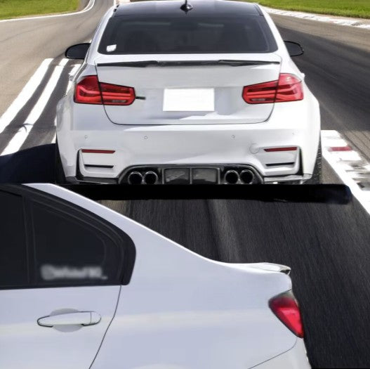 M4 Style Carbon Fiber Rear Trunk Spoiler- BMW 3 Series F30 F35/F80 M3