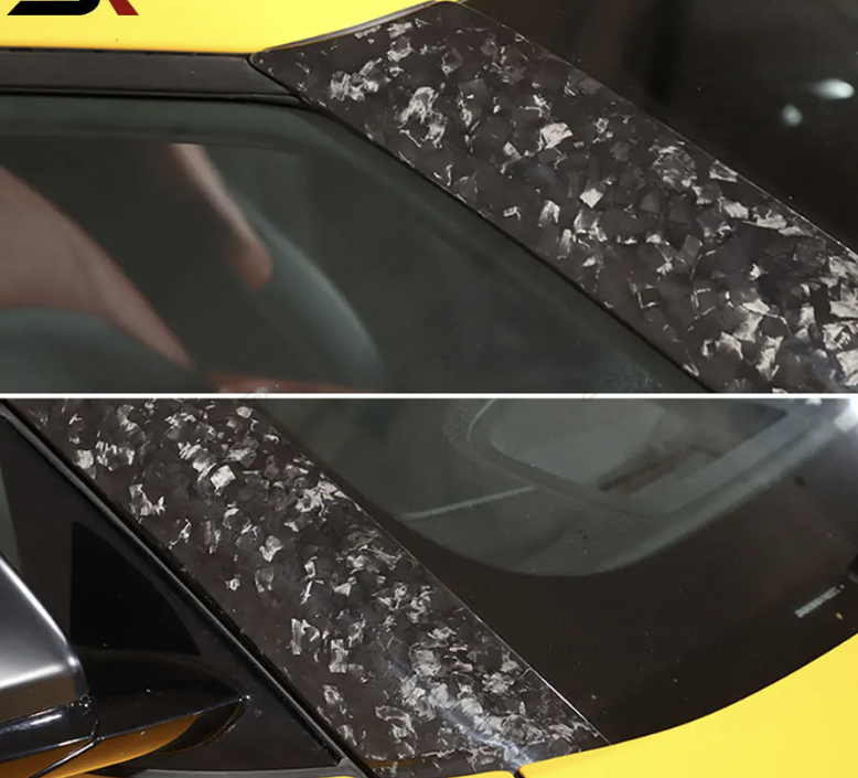Carbon Fiber Front A-Pillar Trim – For Toyota Supra A90 / A91