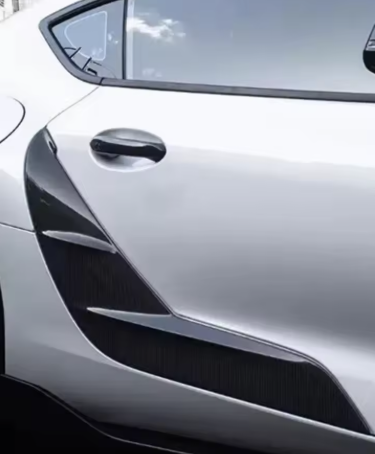 Carbon Fiber KZ Side Door Panel Trim Spoilers – For Toyota Supra A90