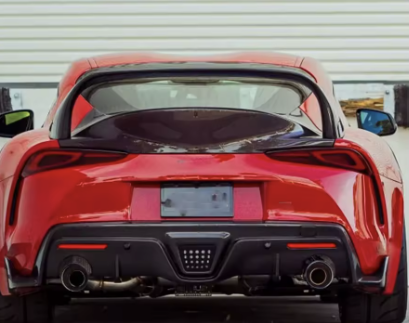 RT Style Carbon Fiber Rear Spoiler Wing – For Toyota Supra GR A90 MK5