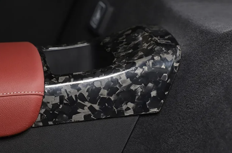 Carbon Fiber Central Control Rear Storage Cover – For Toyota GR Supra A90