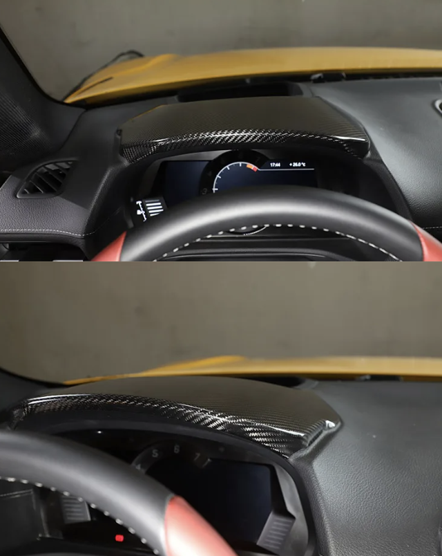 Carbon Fiber Instrument Dash Panel Cover – For Toyota Supra A90 MK5