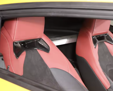 Carbon Fiber Front Seat Trim Cover – For Toyota GR Supra A90 (2019+