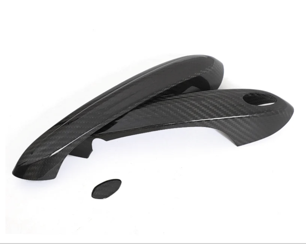 Carbon Fiber Exterior Door Handle Cover Trim – Toyota GR Supra A90 MK5