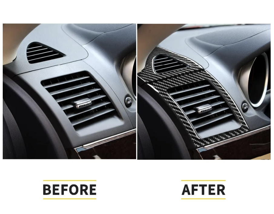 Carbon Fiber Air Vent Trim Covers – For Mitsubishi Lancer EVO X