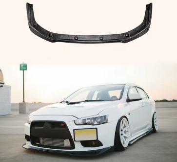 Ralliart-Style Carbon Fiber Front Lip – For Mitsubishi Lancer EVO X