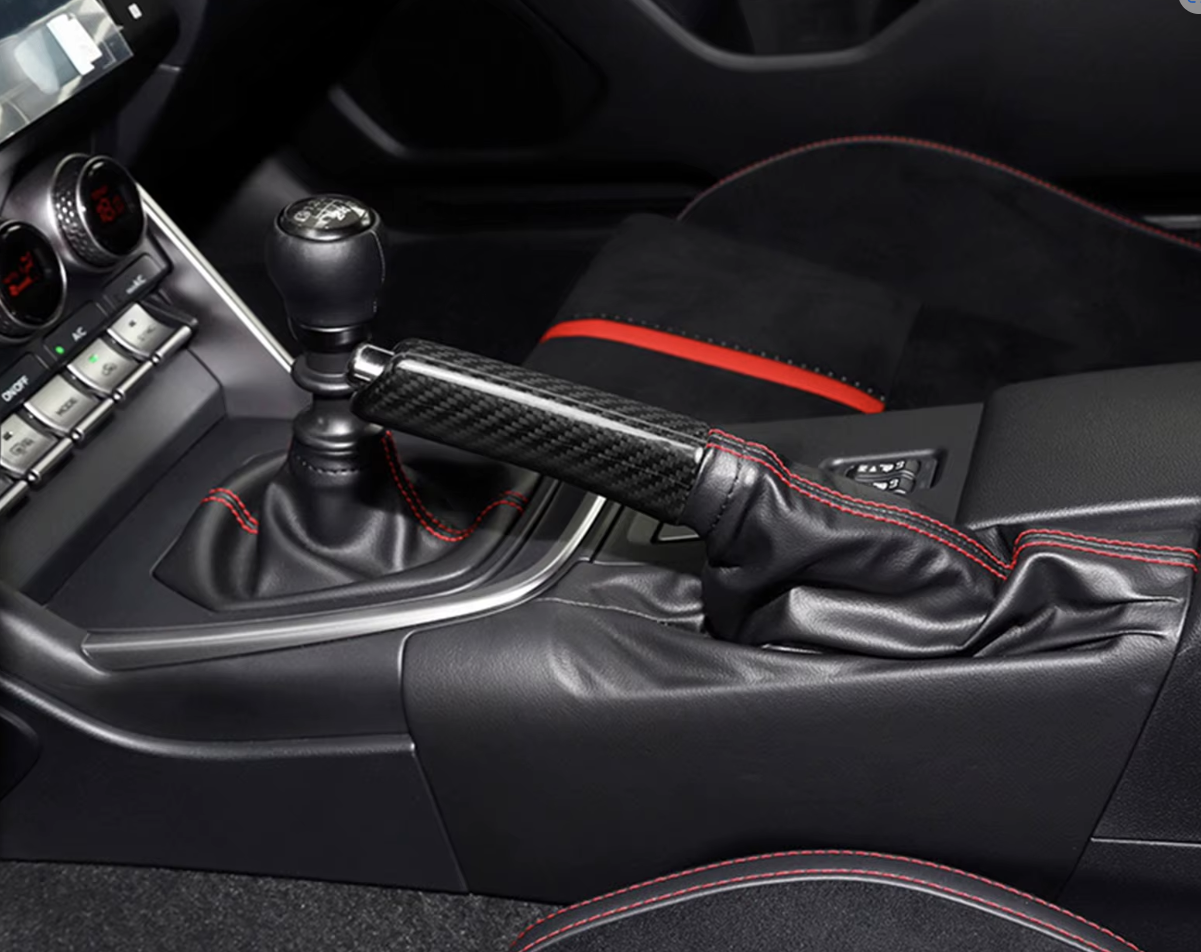 Carbon Fiber E-Brake Handle Cover for BRZ/GT86/GR86/ WRX/STI
