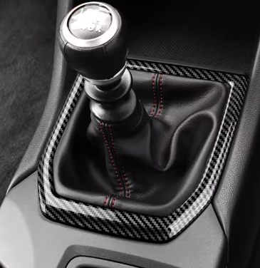 Carbon Fiber Sticker Gear Panel Cover Trim for Subaru WRX/STI