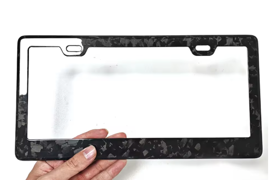 Forged Carbon Fiber License Plate Frame – Multi-Flake Edition (US/Canada Fit)