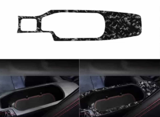 Carbon Fiber Center Console Cover Sticker