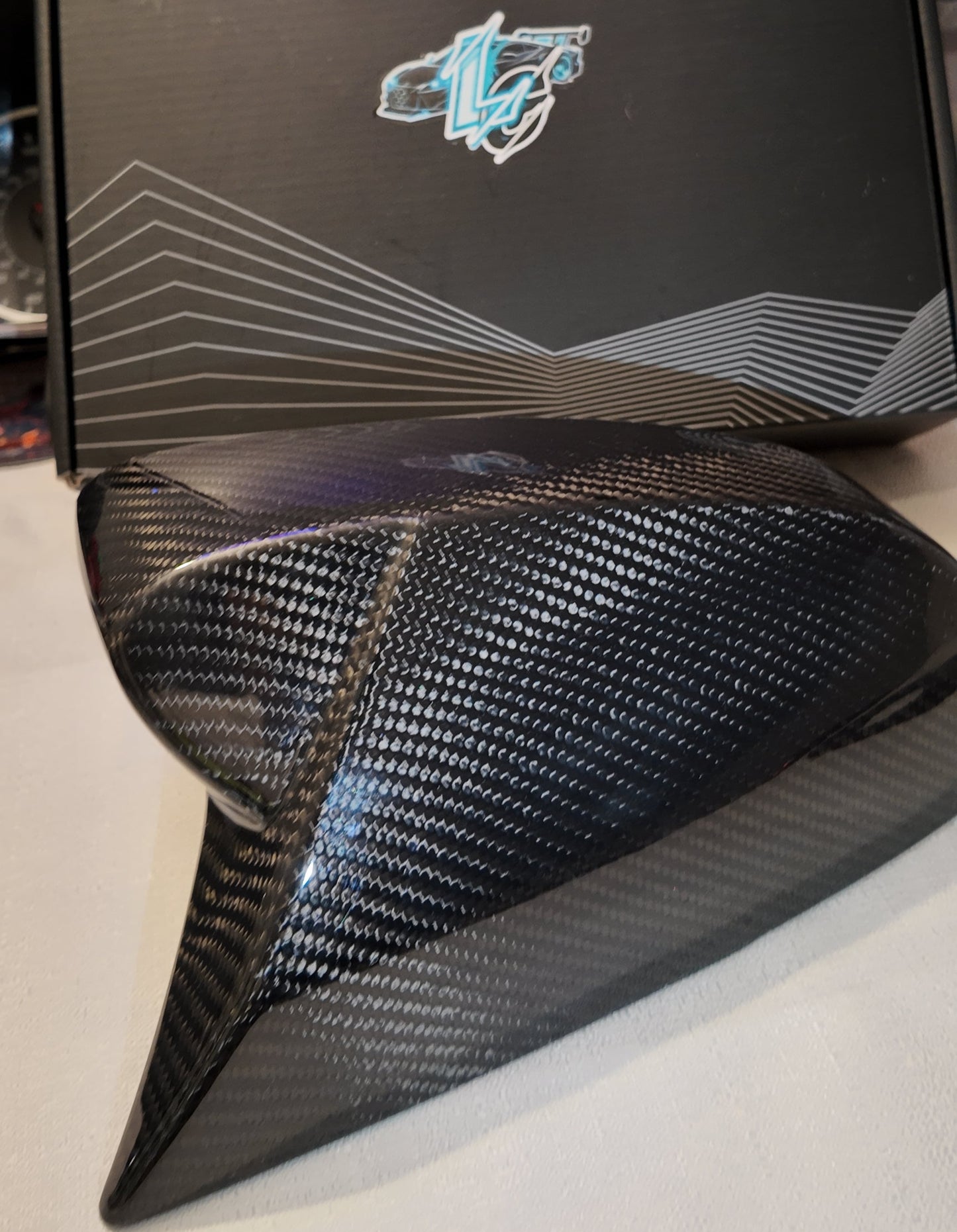 LUMIOUS M-STYLE CARBON FIBER SIDE MIRROR COVERS FOR BRZ/FRS/GT86