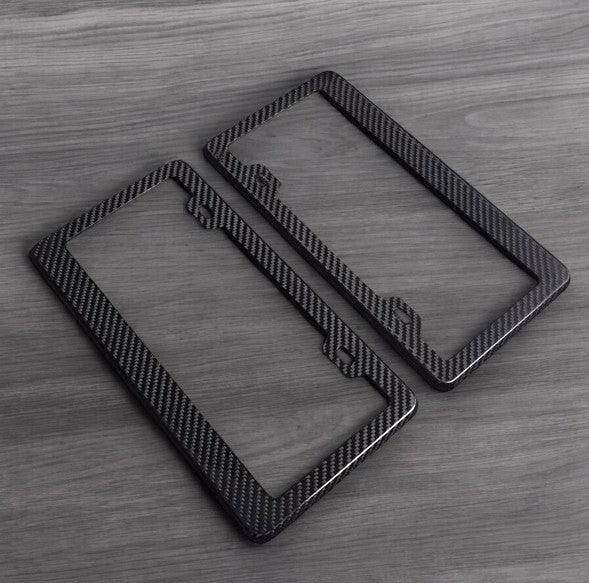 Carbon Fiber License Plate Frame