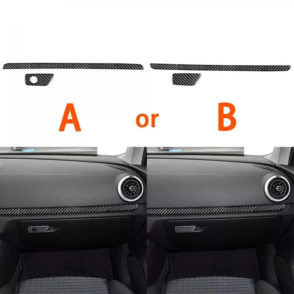Audi A3/S3/RS3 8V Carbon Fiber Interior Trim Kit, 30pc (2013–2019)